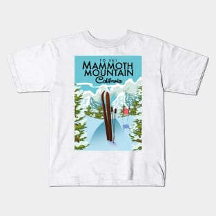 Mammoth Mountain California to ski Kids T-Shirt